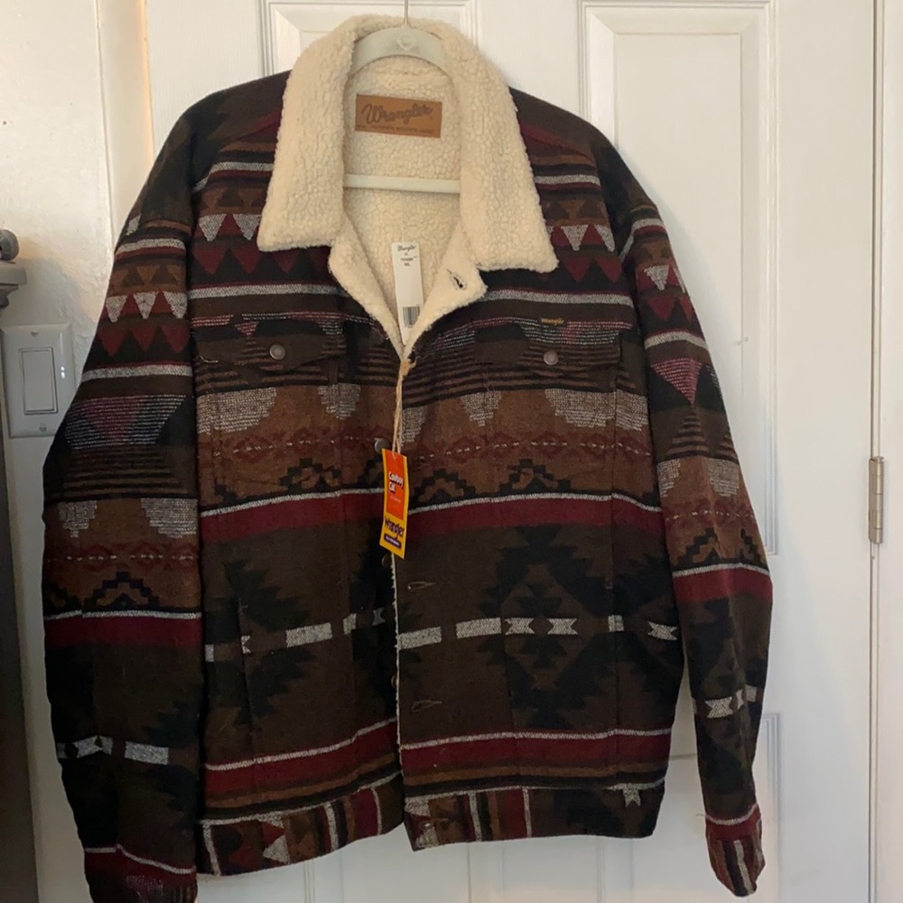 Men’s Wrangler Sherpa lined jacket